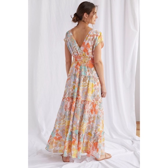 Anthropologie Ethereal Floral Maxi Dress - Picture 3 of 6